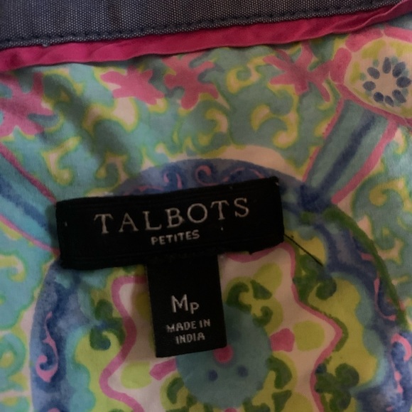 Talbots Button up Shirt Petite Medium - Picture 5 of 8